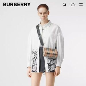 Authentic Burberry Small Vintage Check Crossbody